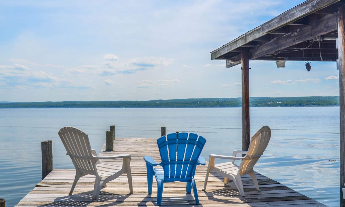 Lodi House | The View at Lodi Point - Cozy Comfort On Level Lake Front!