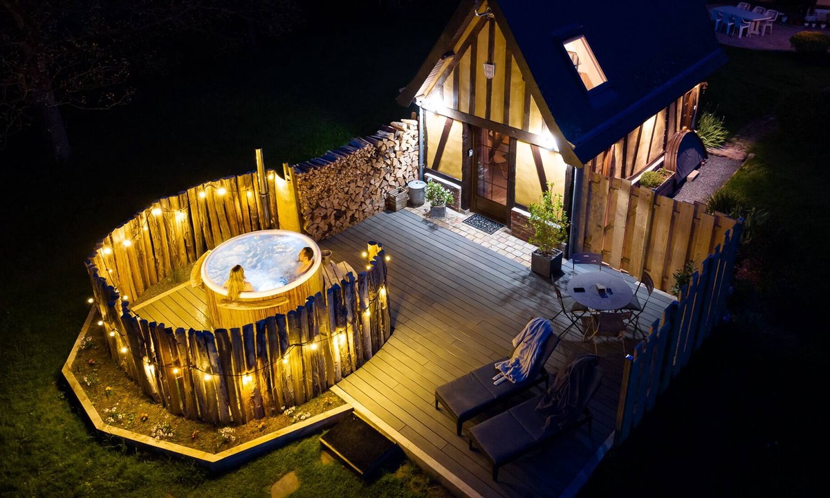 Saint-Denis-le-Thiboult House | The Yellow Well - Nature & Spa Cottage