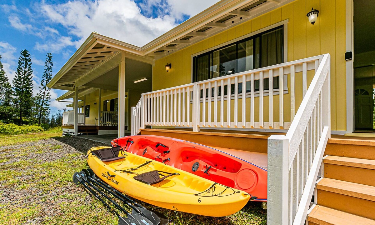 Fern Acres House | Three-bedroom Hawaiiana. Visit Volcanoe & more!