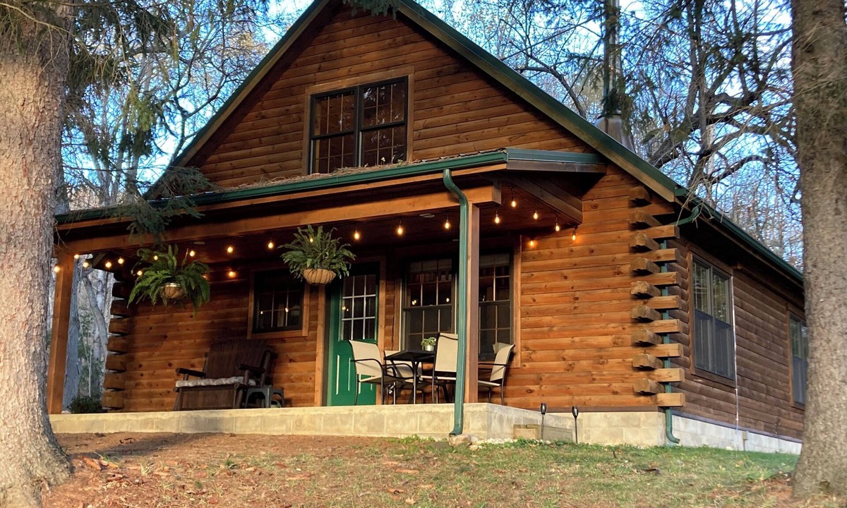 Cohocton Cabin | Timber Haven - Serene year-round log home getaway with gas fireplace, HVAC, WiFi