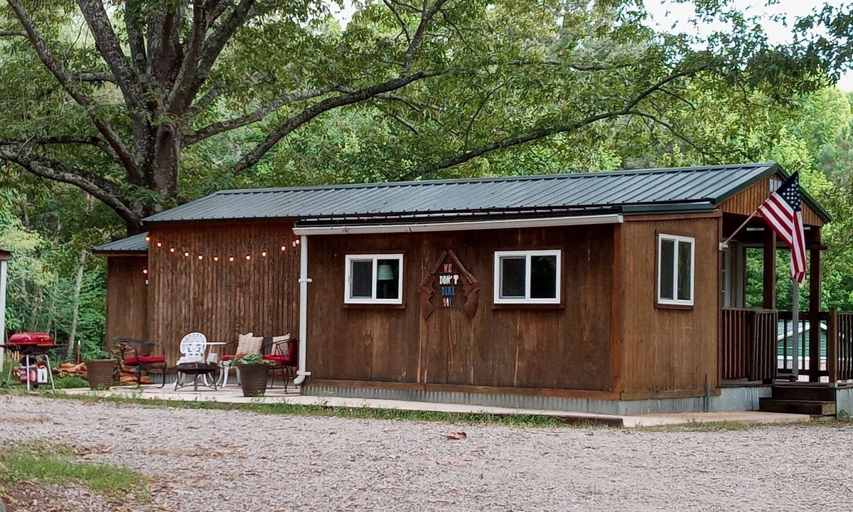 Adamsville Cabin | Tiny home cabin by the pond