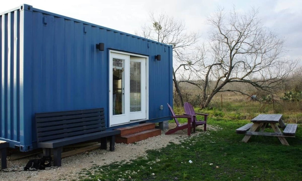 Lockhart House | Tiny Home/Container Home - "Baby Blue"