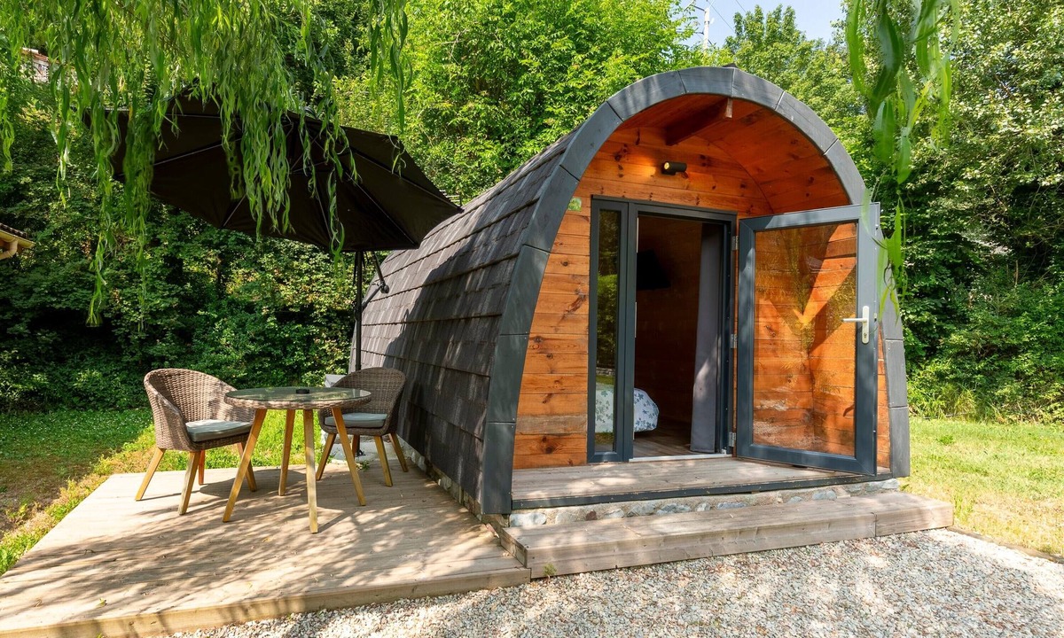 Touet-sur-Var House | Tiny Home 'Le Pod 3' with Mountain View, Wi-Fi and Air Conditioning