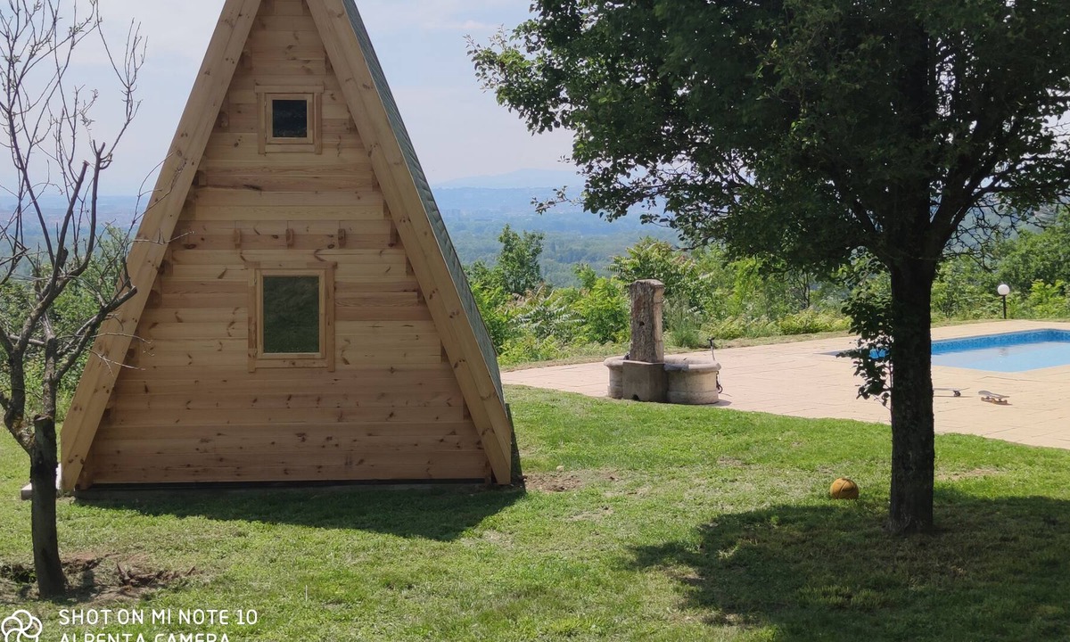 Vancia - Crepieux House | Tipi view Lyon swimming pool and spa