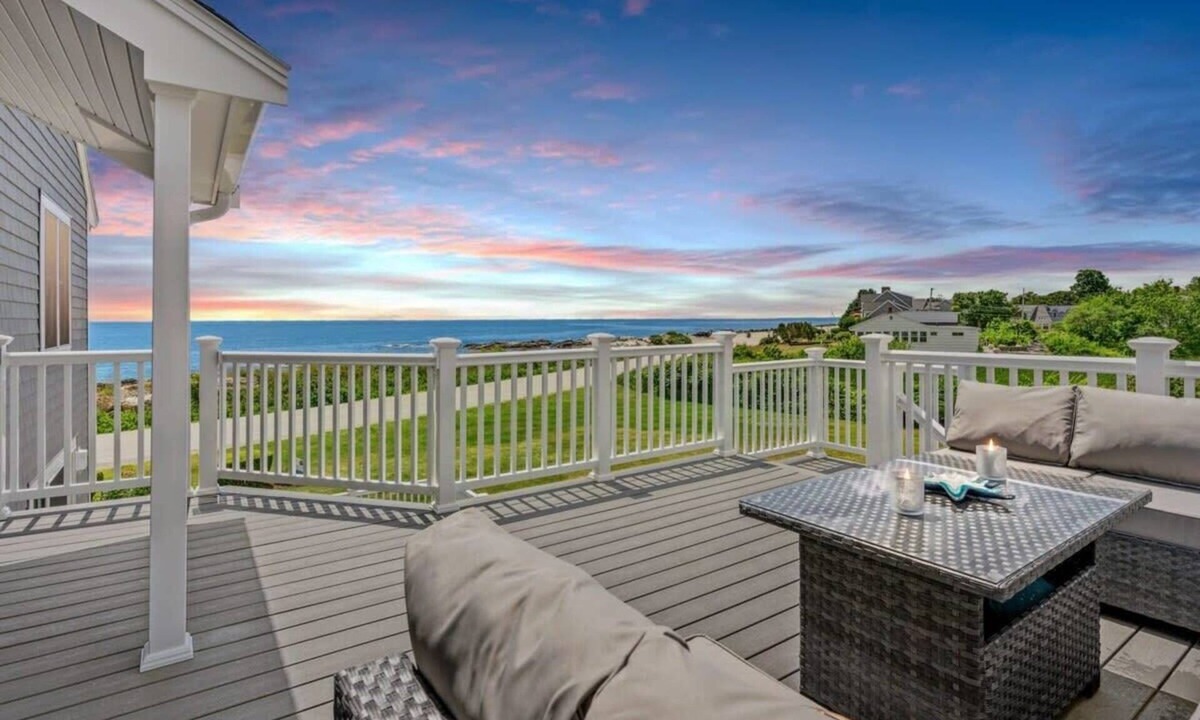 Rye Apartment | Top Level Unit | Ocean Views | "The Sunrise Deck"