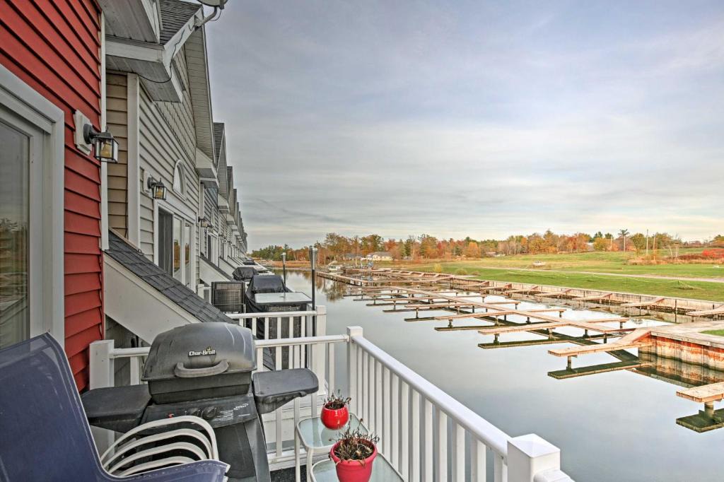 Alexandria Bay House | Townhome with Attached Boathouse on Alexandria Bay!