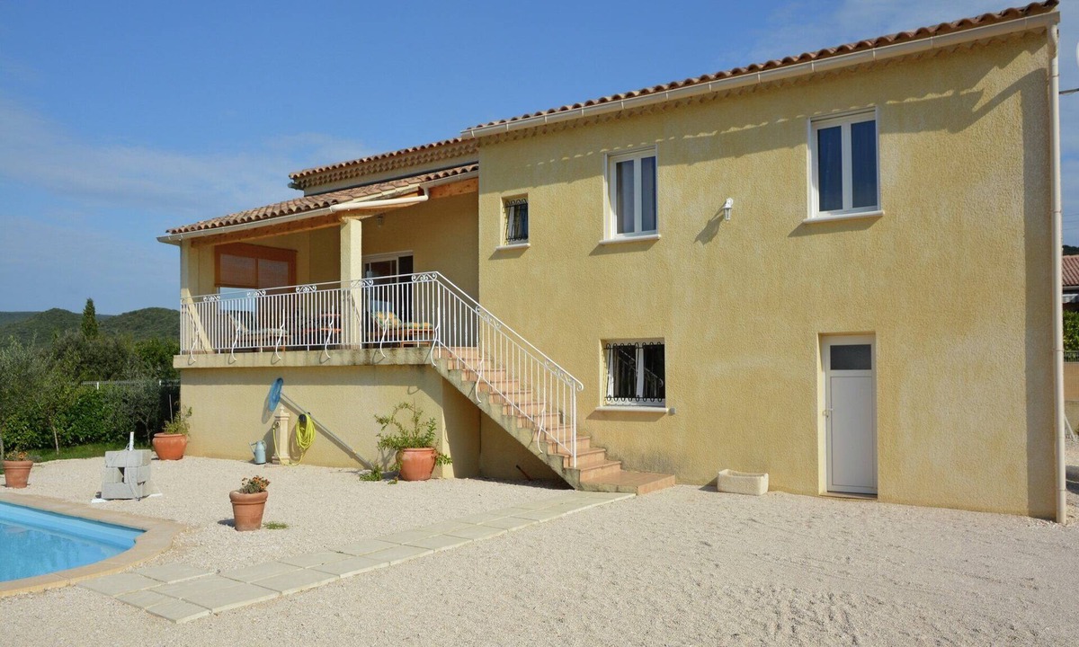 Saint-Laurent-de-Carnols Villa | Tranquil Villa with Pool View