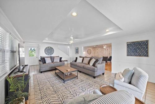 Dickinson House | Tranquil Home with Private, Texas-Shaped Pool