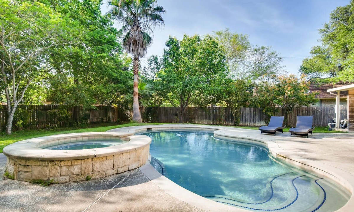 Round Rock House | Tranquil Round Rock Escape - Heated Pool and Spa