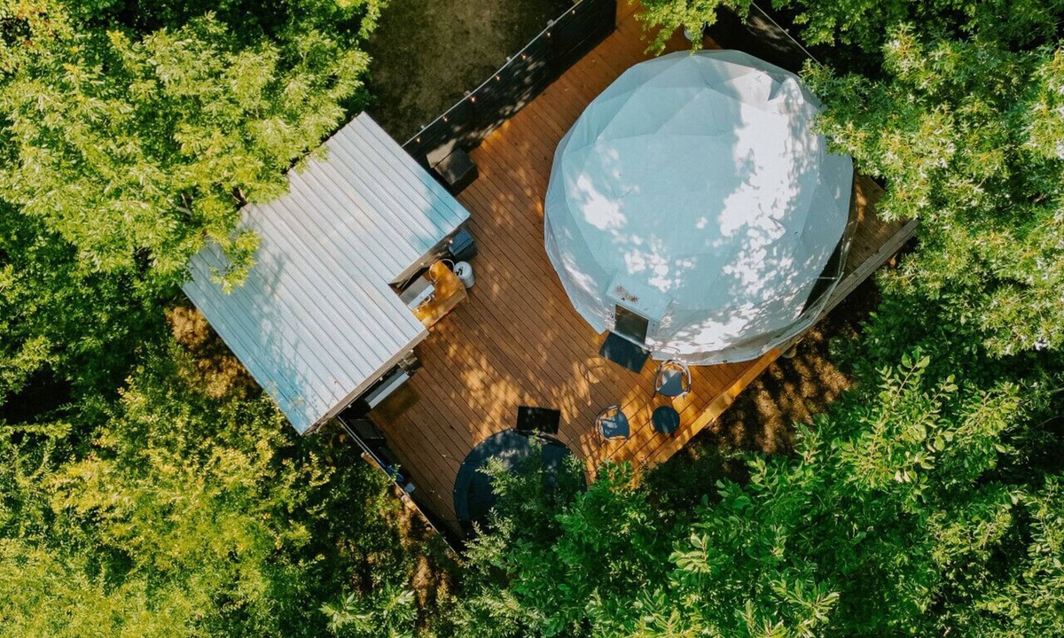 Athens House | Tree House Dome 1 Hottub/Pool