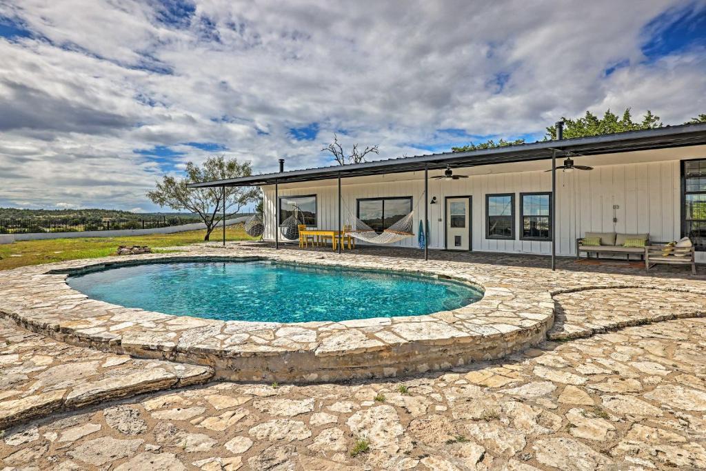 Fredericksburg House | Trendy Fredericksburg Pad w/Pool & Valley Views!