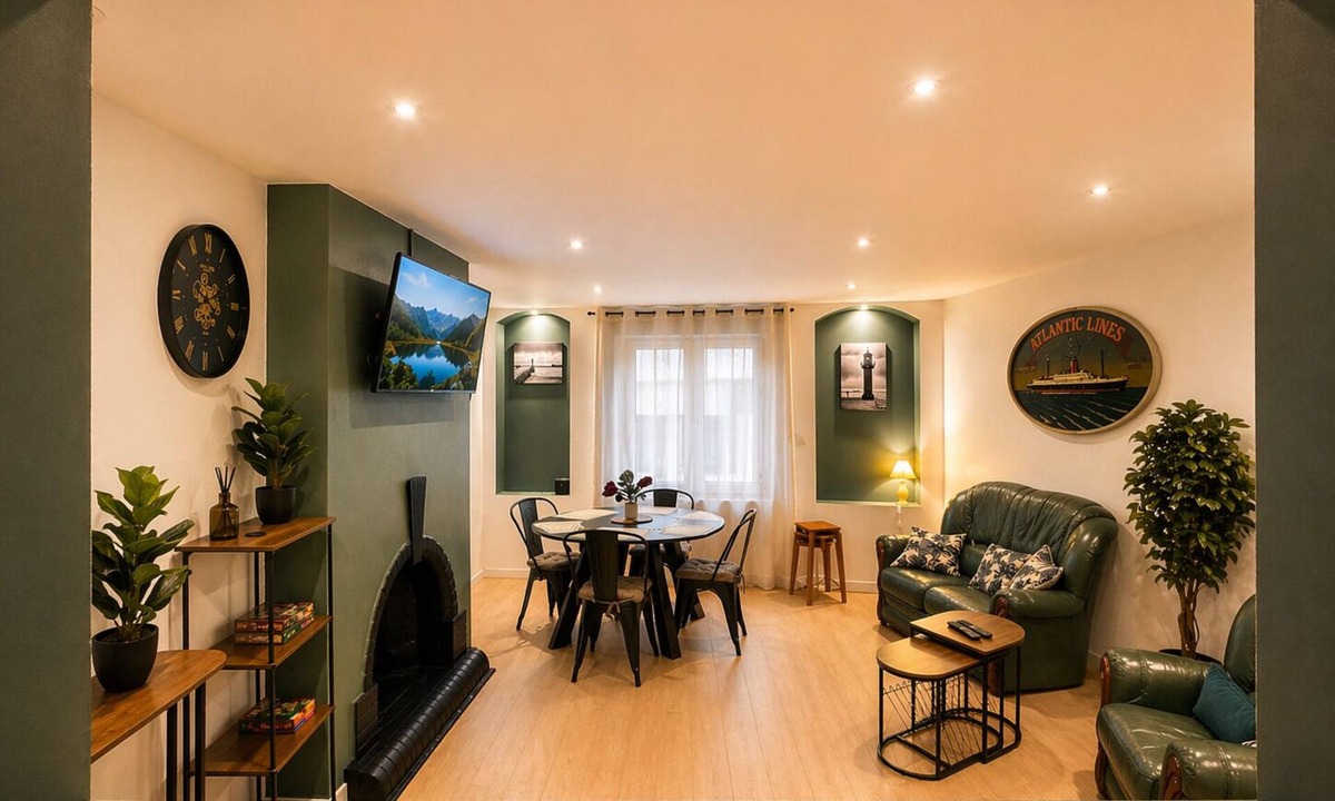 Boulogne-Centre House | Triplex 3 bdrms - 6 people - Center & old town - Renovated - Spacious & bright