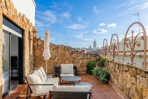 Xativa Apartment | TROBAT18 - Castle View Luxury Duplex with Private Terrace