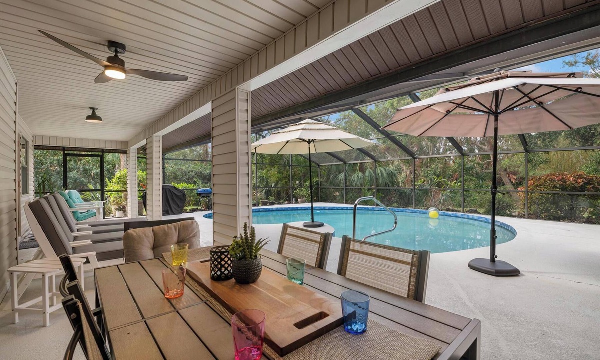 Bradenton House | ⚓ Tropic House! Spacious private tropical oasis with heated pool!⚓