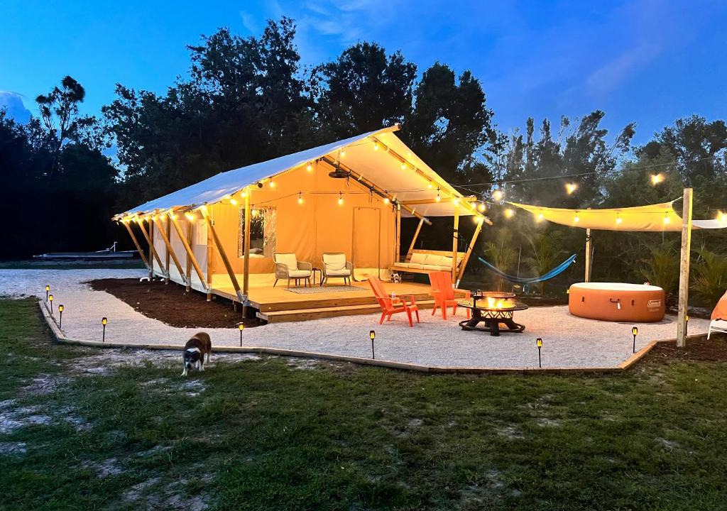 Punta Gorda Other | Tropical glamping with hot tub