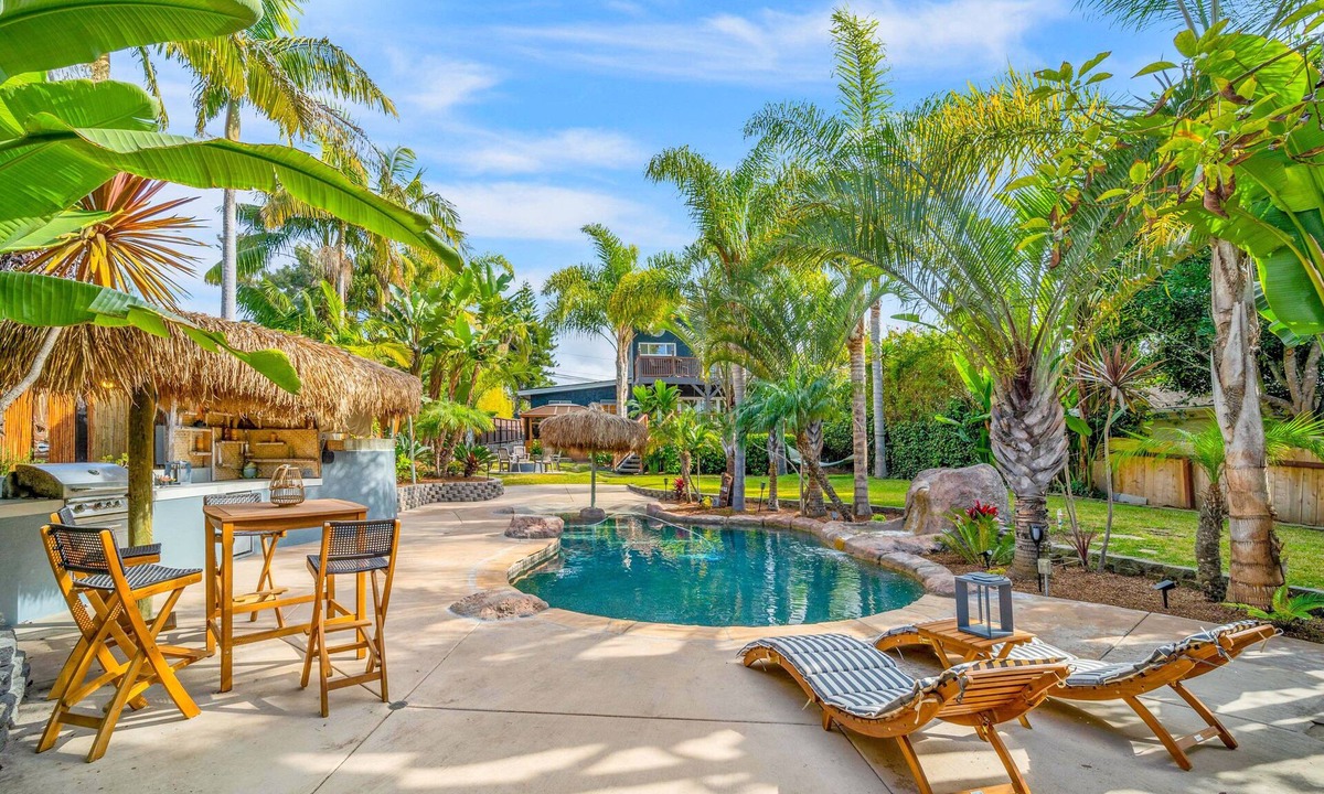 Encinitas House | Tropical Island Oasis Home