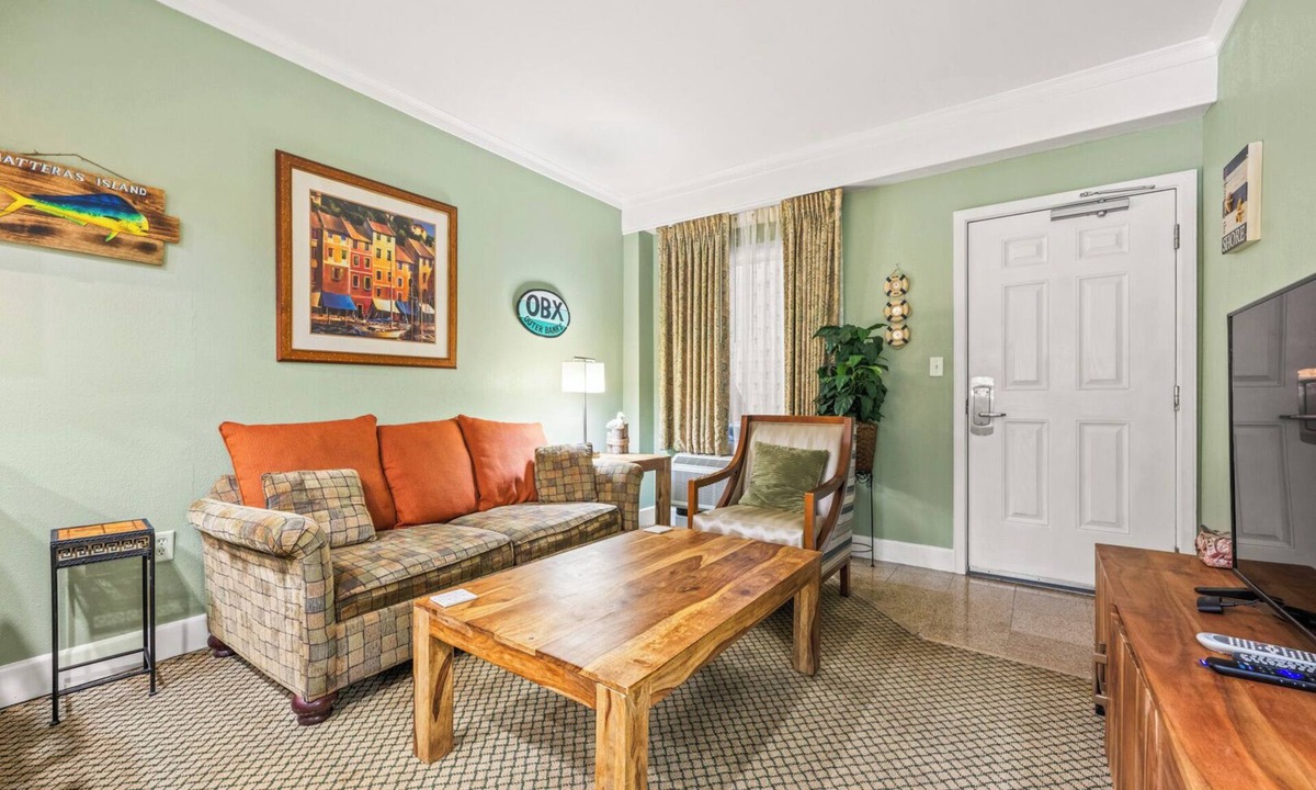 Hatteras Apartment | Tropics of Hatteras 104 at the Villas at the Hatteras Landing 1 Bedroom Near-Beach Condos with Pool Access!