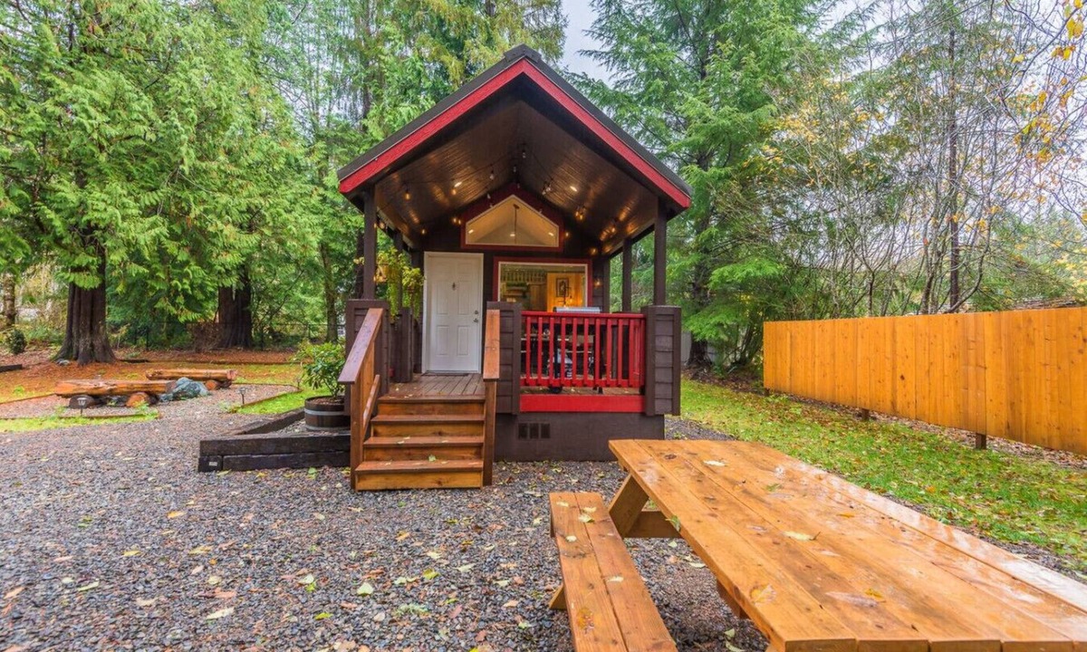 Beaver Cabin | Trout Corner: Forks, WA Tiny Home Base