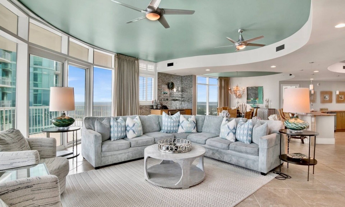 Orange Beach Condo | Turquoise Place C2109 | Oversized, hot tub/grill on deck, huge slide for kids!