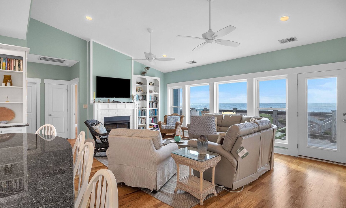 Caswell Beach House | Turtle Watch Too: Spacious Oceanfront Home with Elevator, Accessible Bathroom