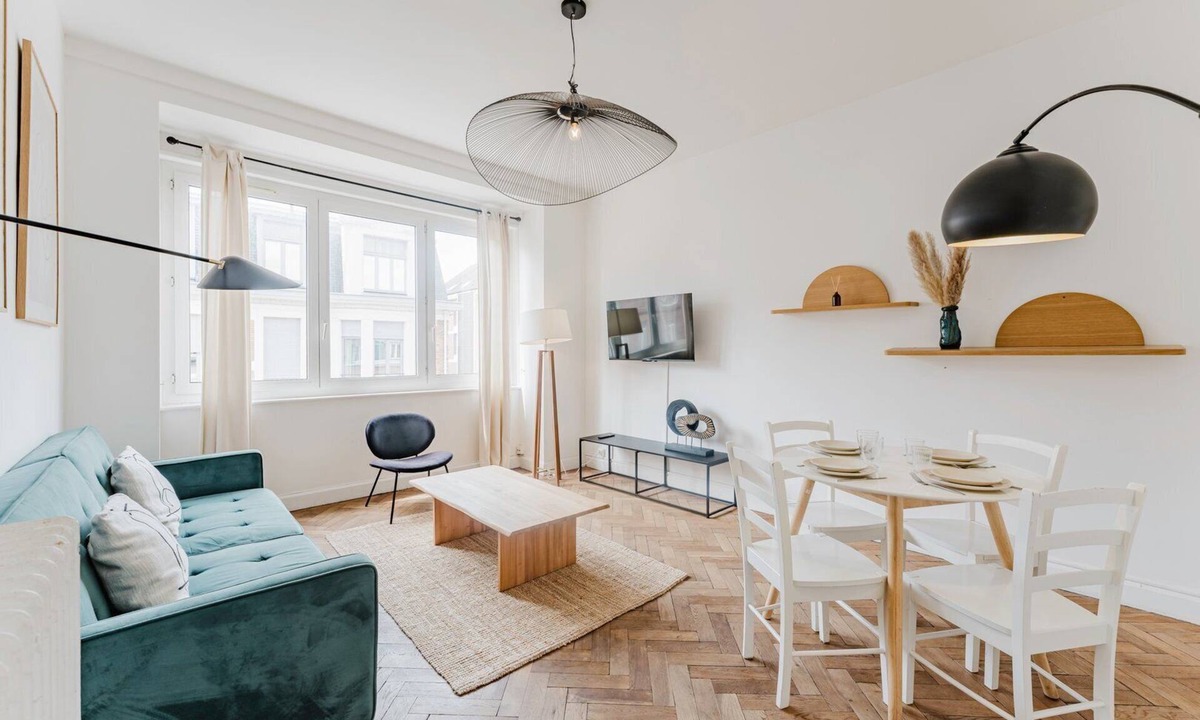 La Madeleine Apartment | Two bedroom apartment with parking included.