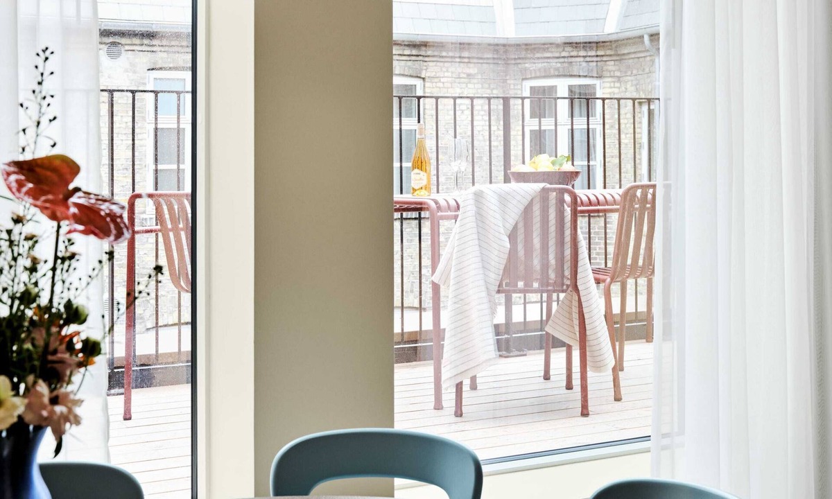 Copenhagen City Centre Apartment | Two-Bedroom Apartment for 6 with Private Terrace