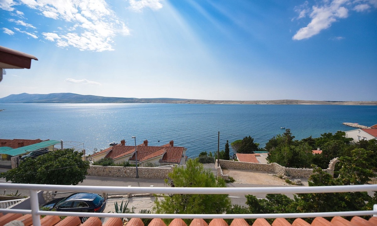 Vidalici Apartment | Two bedroom apartment with terrace and sea view Vidalići, Pag (A-9393-b)