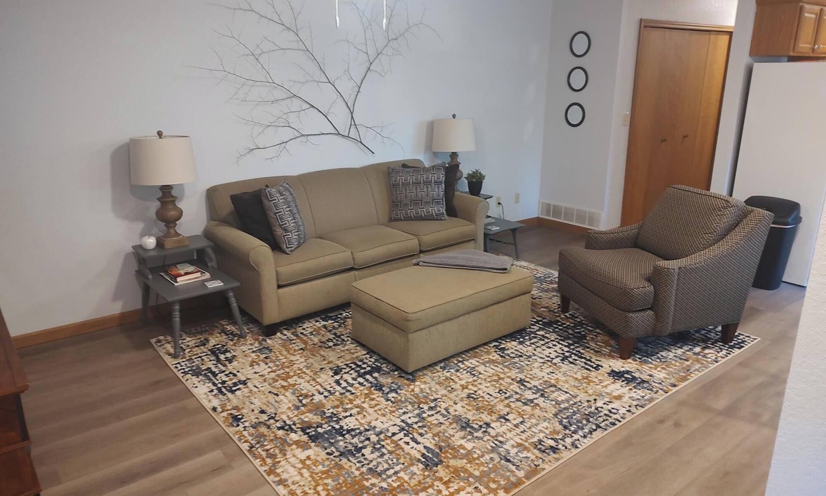Midland Apartment | Two - bedroom apartment with deck and firepit.