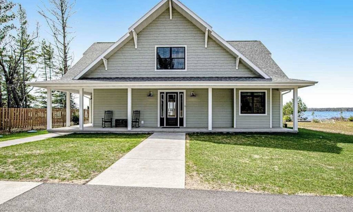 St Germain House | Two dog-friendly lakefront homes with docks, kayaks, rowboat, firepits & beach