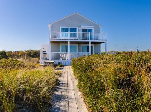 East Sandwich House | Two-Level Oceanfront Cottage—Decks Water Views