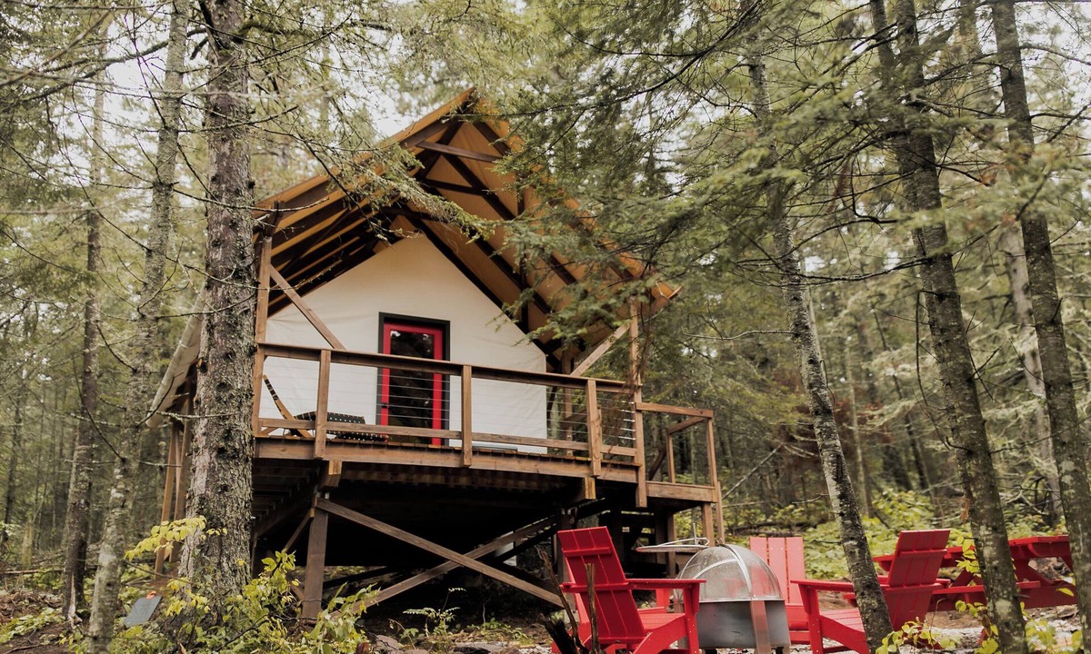 Beaver Bay RV Rental | Two Queen Tent Sites - Hillside Upper Loop - Get Outside!