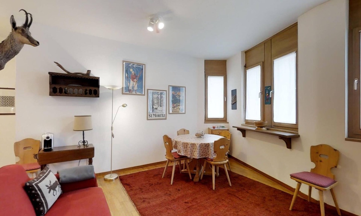 St. Moritz Apartment | Two-room apartment on the ground floor, 55m2.