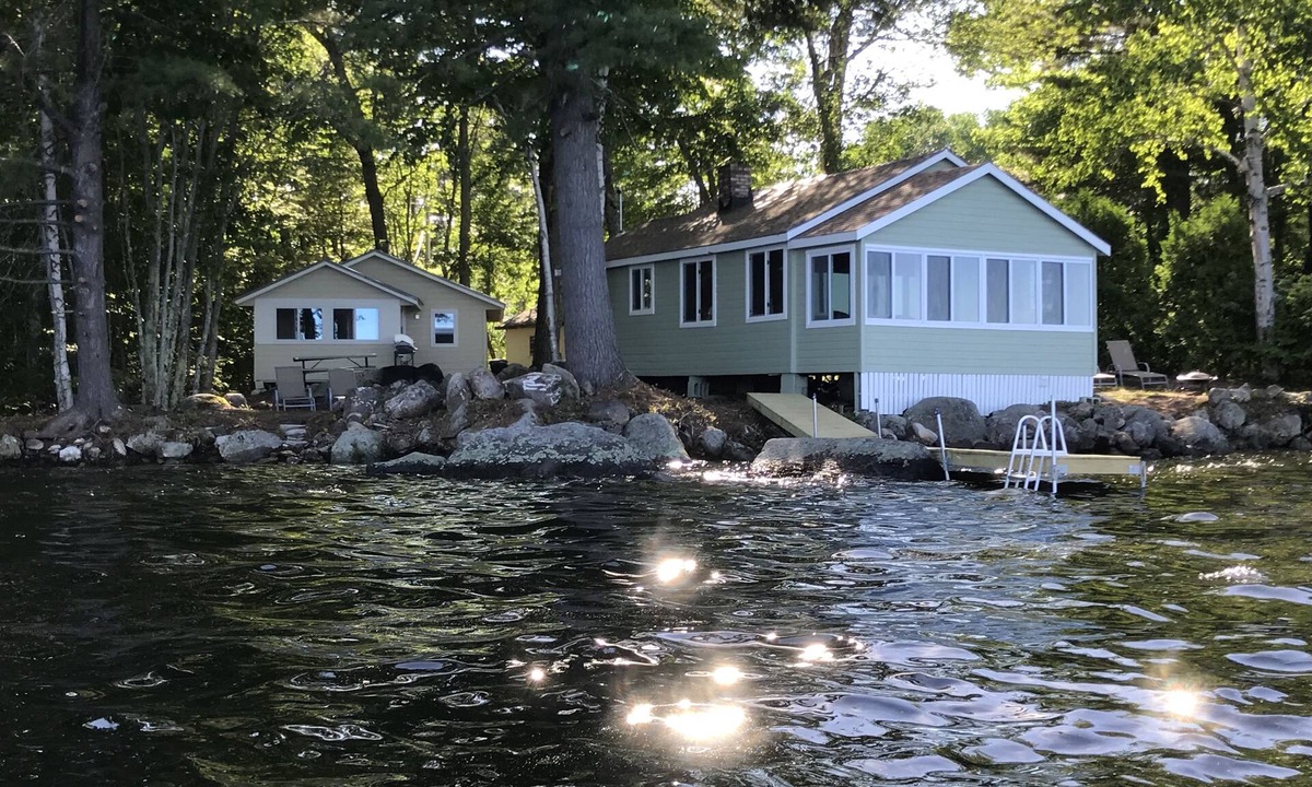 Standish Cabin | TWO Waterfront Camps on Sebago Lake