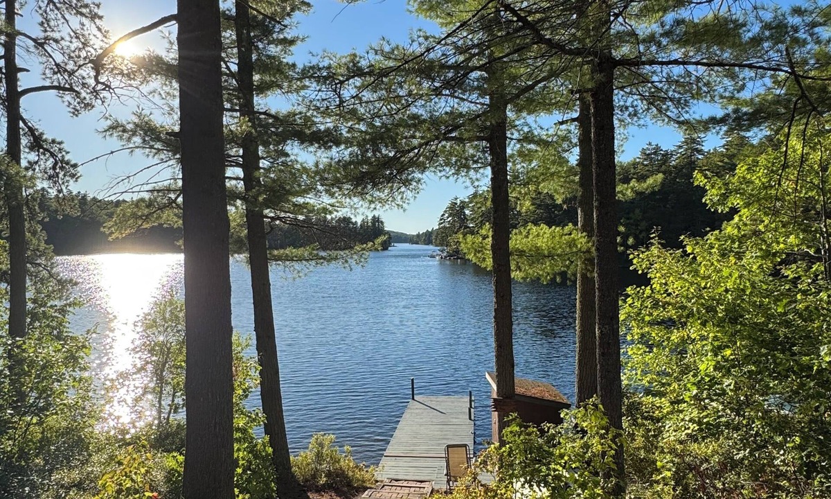 West Newfield House | Two Waterfront Homes on Balch Lake - 3 Private Docks - Sleeps 15