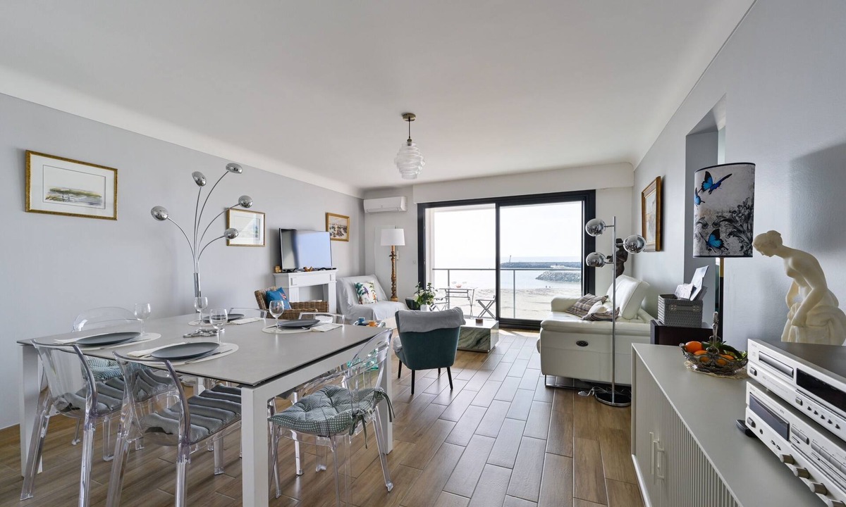 La Turballe Apartment | Ty Laouen e Kreisteiz Breizh - Vue mer en bord de plage