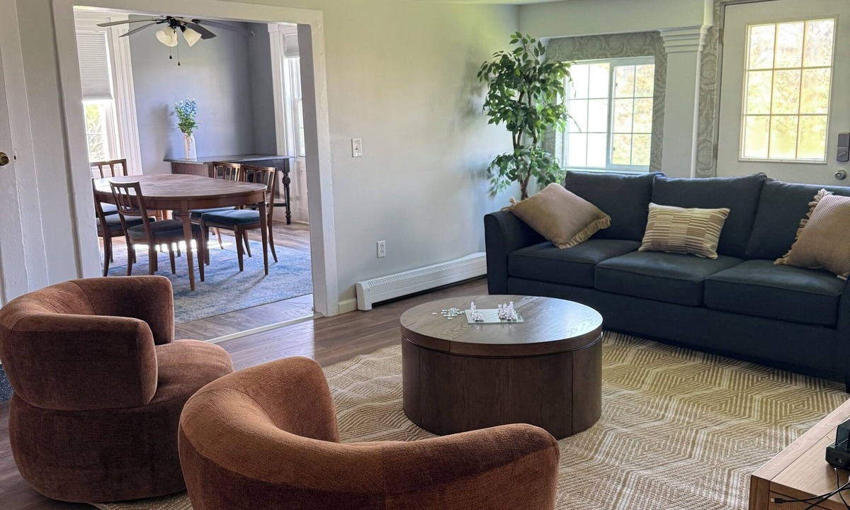 Etna House | Under The Stars Near Cornell & Cortland: Hot Tub, Pickleball & Fire Pit