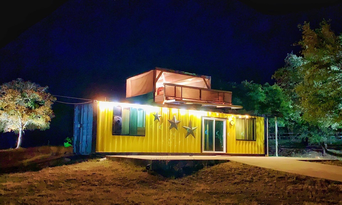 Leander House | Unique 40’ Container Home in Leander Perfect for stays near Austin.