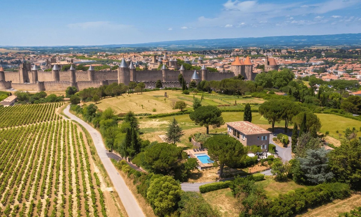 Carcassonne House | UNIQUE - Villa facing the UNESCO City: heated pool, jacuzzi, 360-degree view