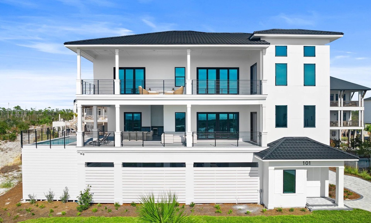 Bay County House | Unobstructed Views, Private Elevated Pool, Pet Friendly, Sugar Sands Community