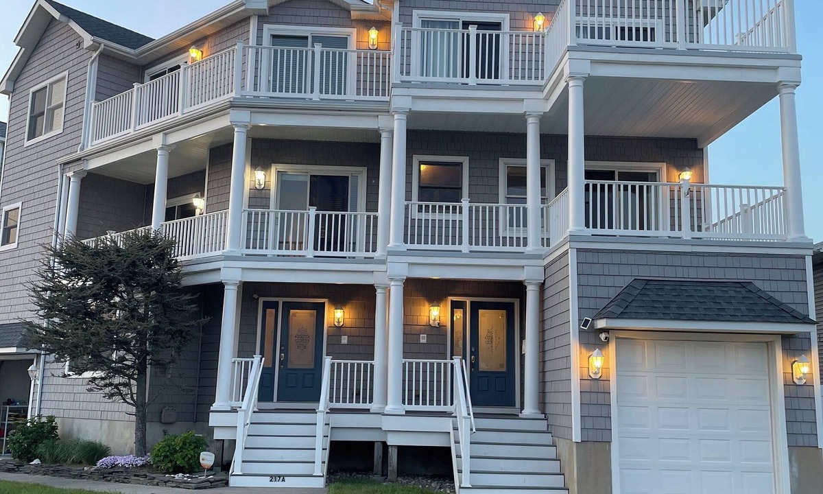 Brigantine House | Updated Beach Home with Ocean Views, Beach Block!