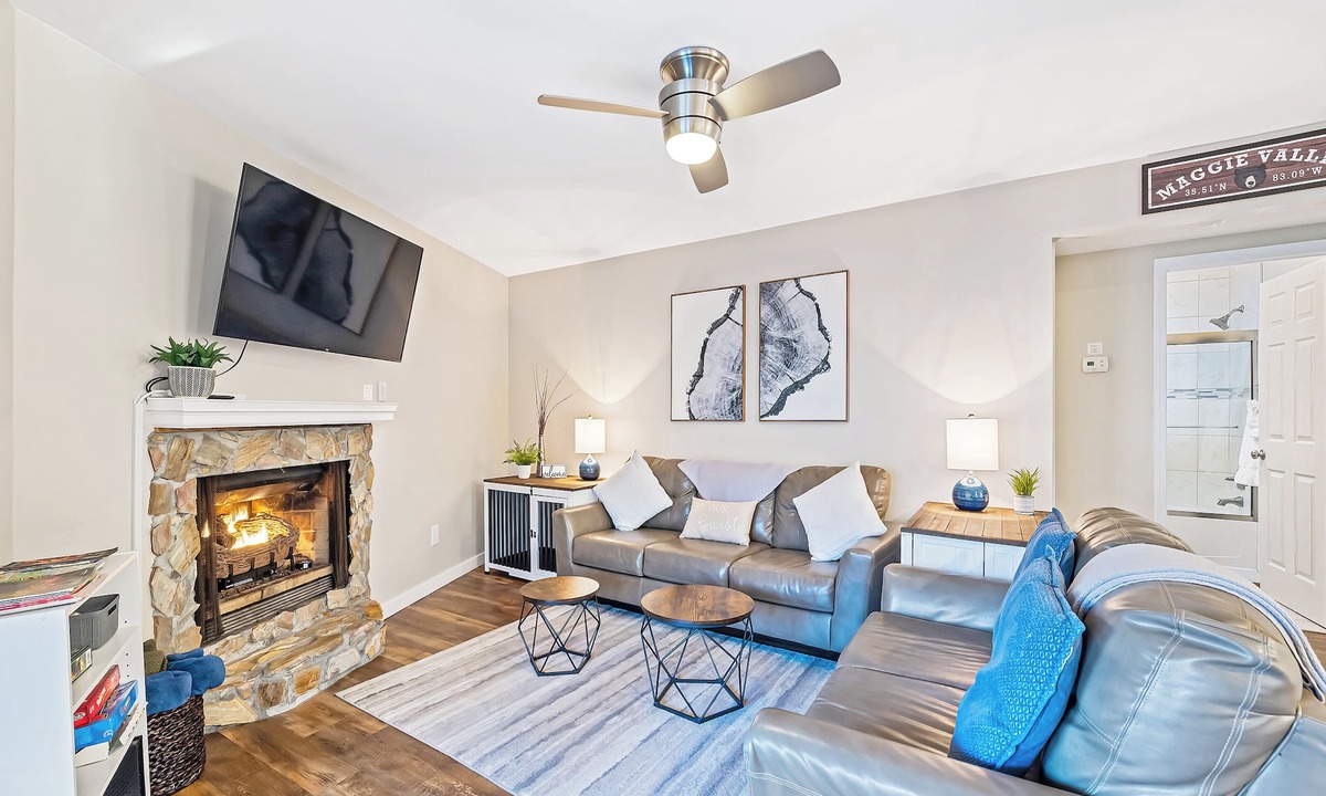 Maggie Valley Cottage | Updated Peaceful Cottage! Fire Pit, Hot Tub, Arcade, Great Location! Dogs Ok!