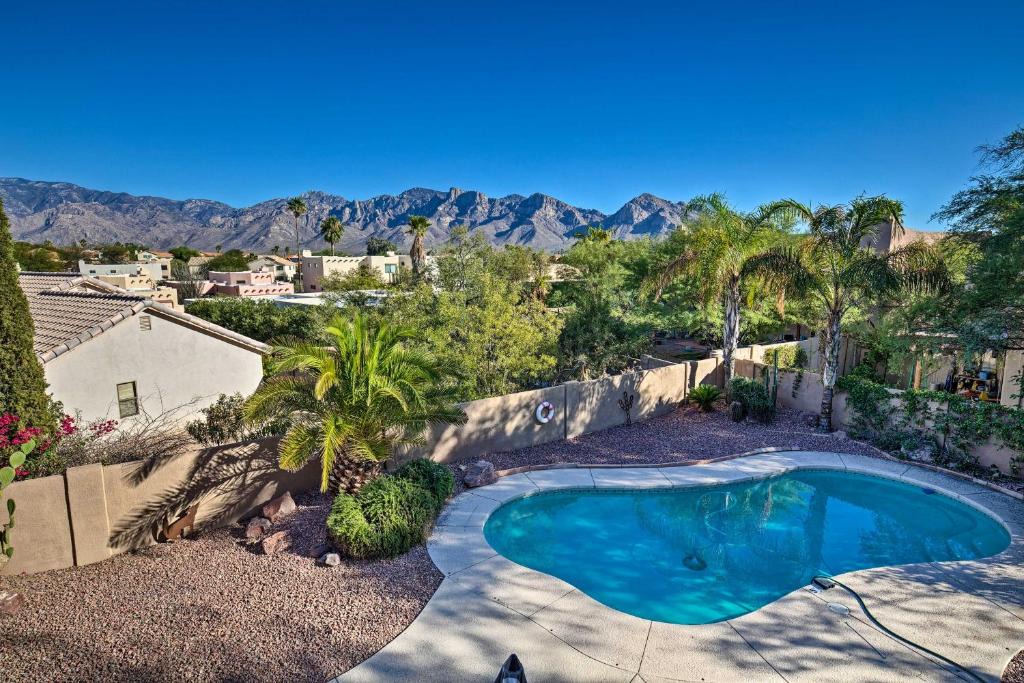Copper Creek House | Updated Tucson Oasis with Pool and Mountain Views