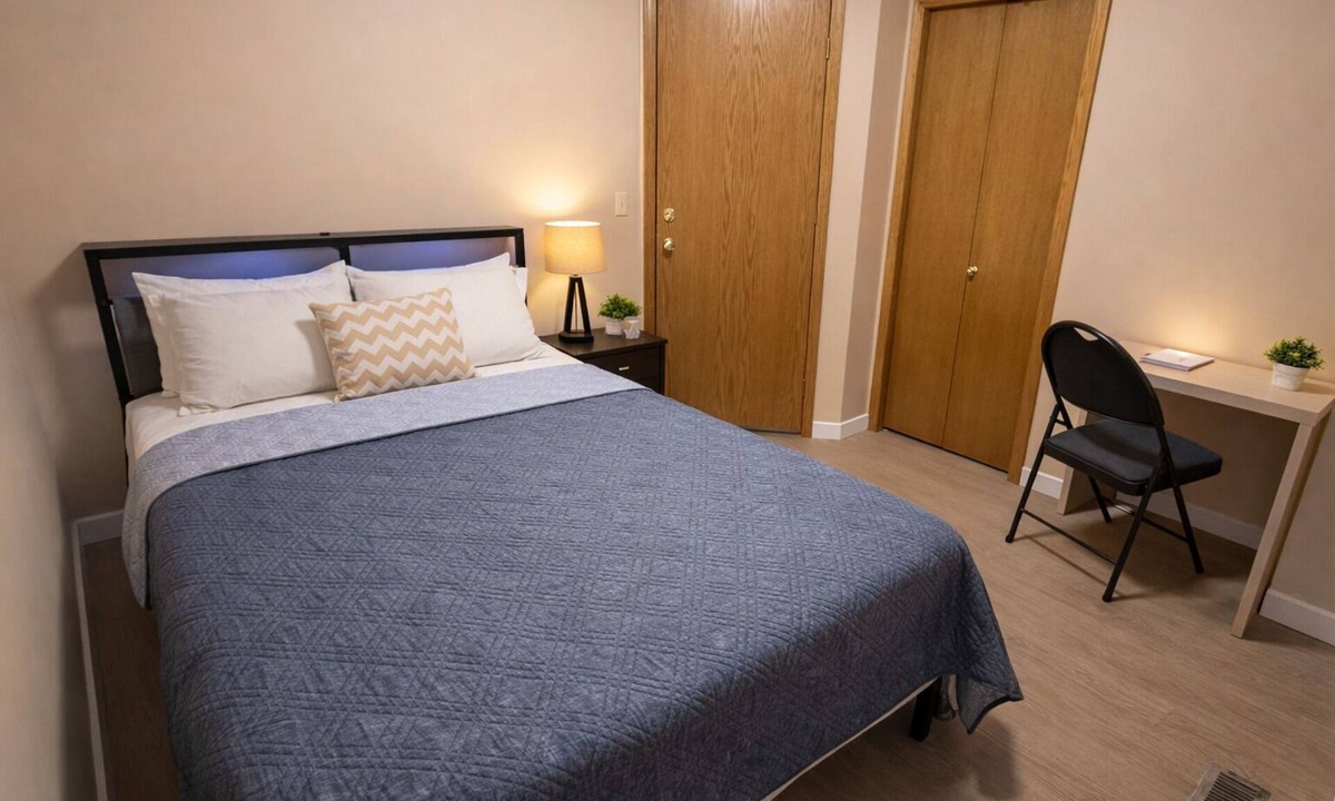 Calgary House | Upgraded 5Beds 2Bath with New Furnitures Work Space 10 mins to YYC 1 Min to Bus