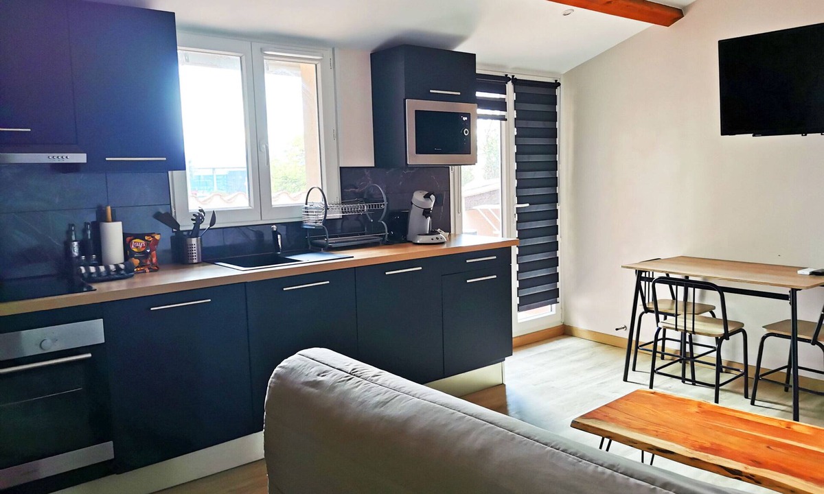 Moyen-Vernet Apartment | USAP : T2 avec grande terrasse et Cinéma