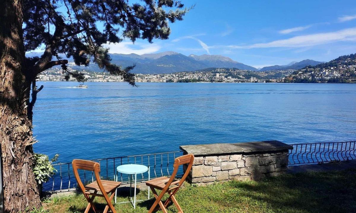 Caprino House | Vacation home with exclusive lake view, on Lake Lugano - lakeside plot, hiking area.