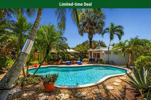 Wilton Manors House | Ventur Escapade - Heated Pool, Private Guest House