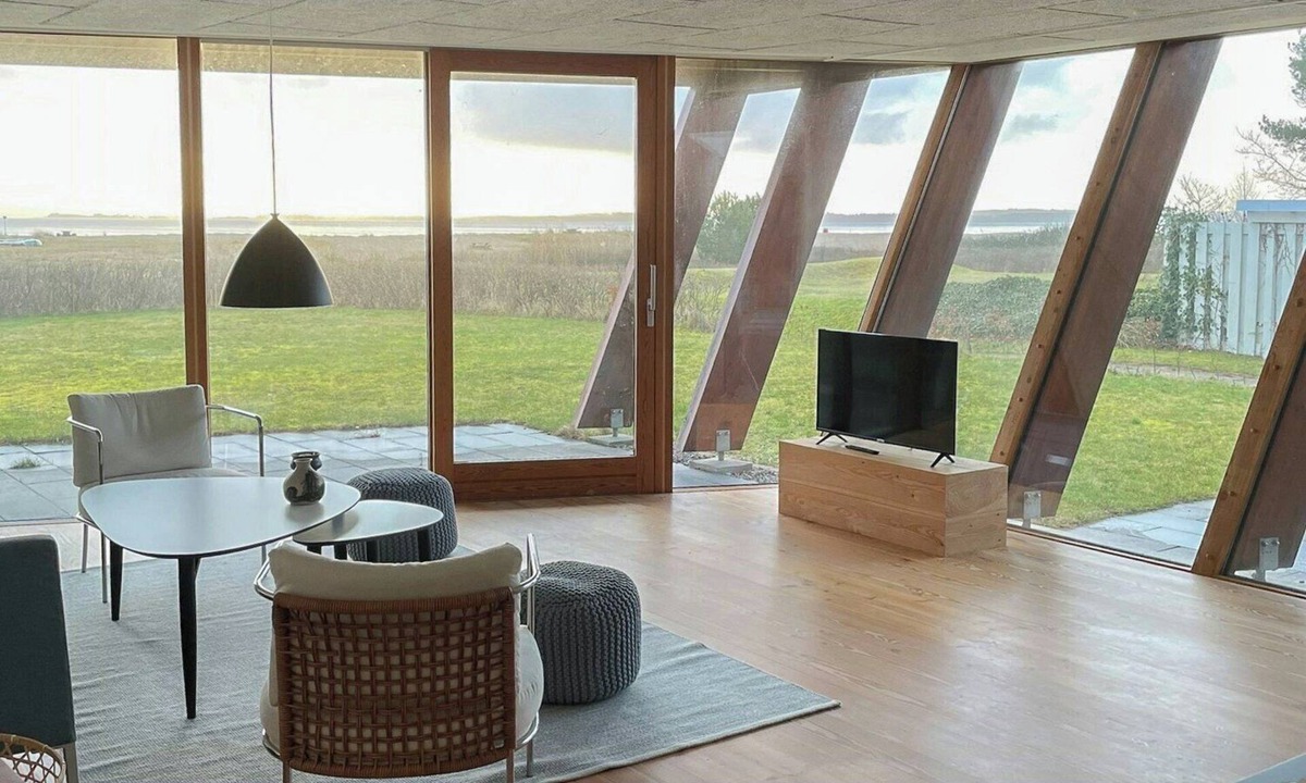 Lystrup House | View over Aarhus bay from striking architecture