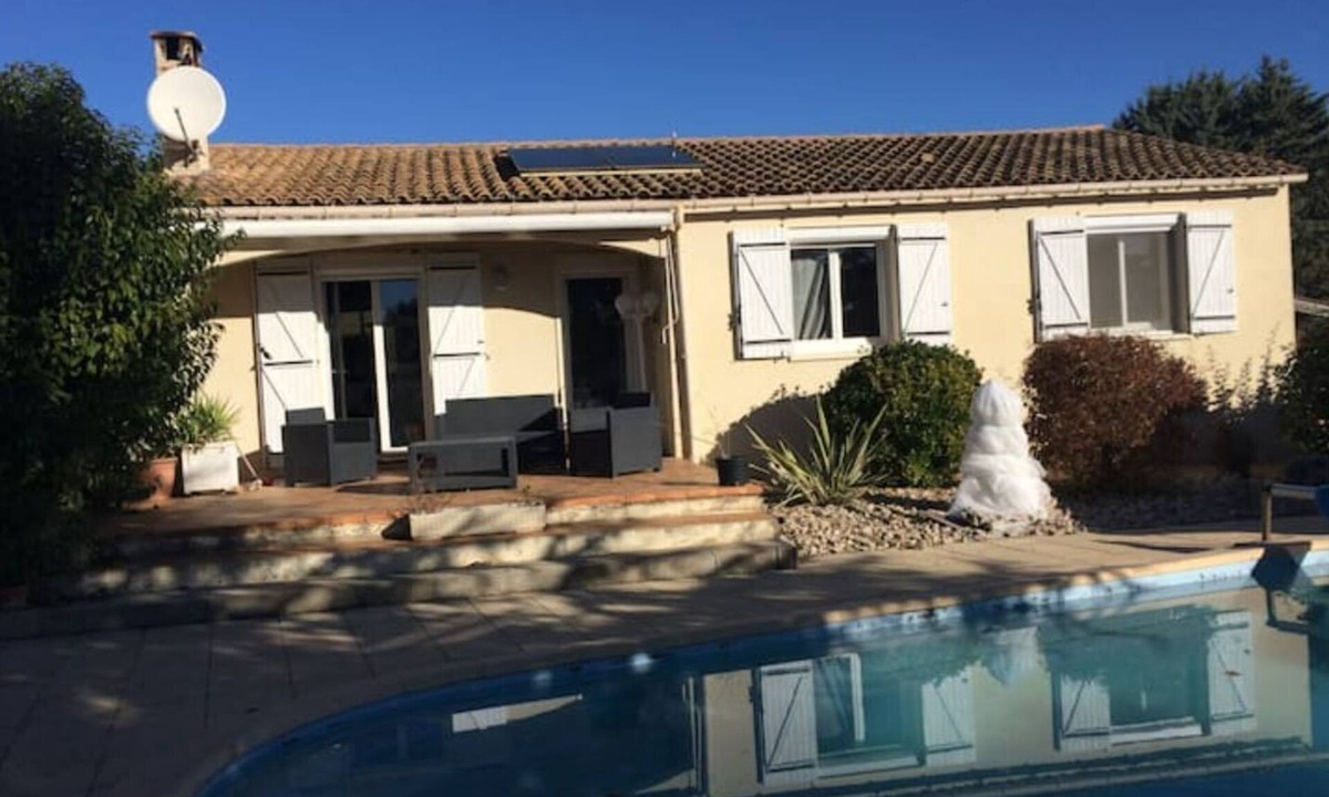 Saint-Paul-et-Valmalle Villa | Villa 100m²+ Piscine Sécurisée Avec Cuisine D'été