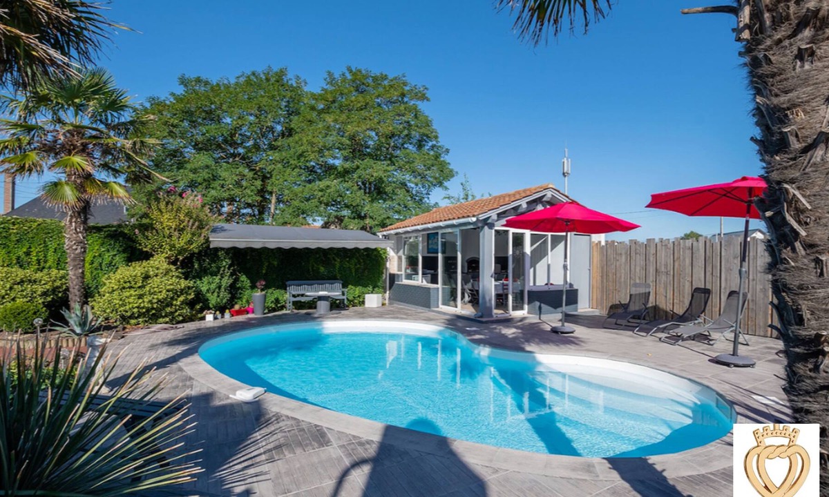 Saint-Hilaire-de-Riez Villa | Villa 5 Pièces Avec Piscine Chauffée Privée à 6 mn des Mouettes et Parée Préneau
