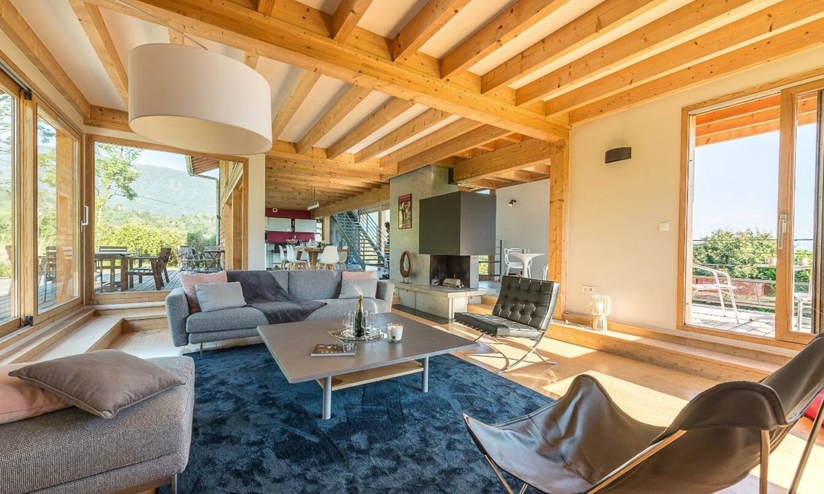 Saint-Jorioz Villa | Villa Artwood - Superbe maison contemporaine avec vue panoramique sur le lac d’Annecy